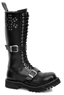 Glady - boty STEEL ROCK RIVETS ZIP, 20 dírek